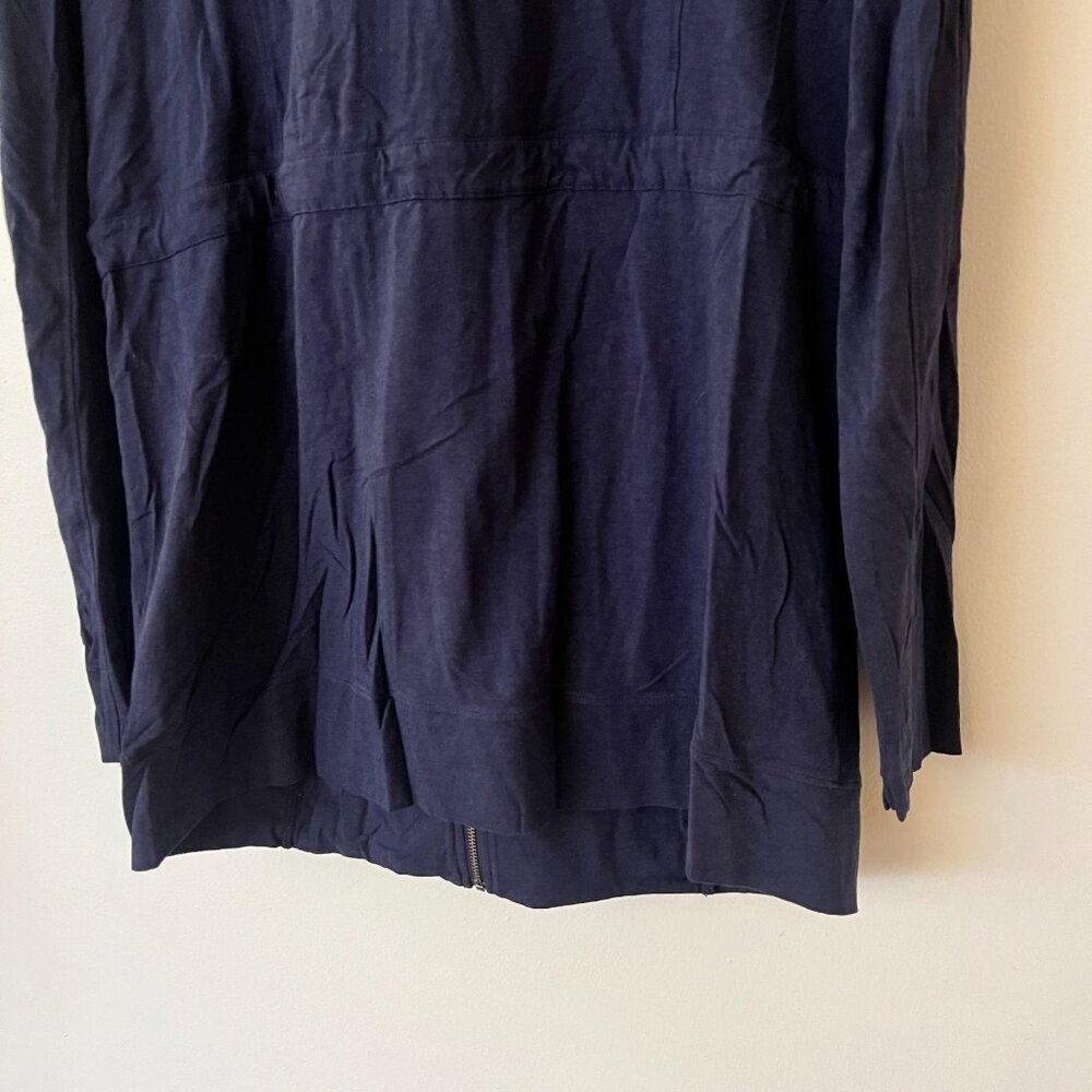 Coolibar UPF Sun Protection Full Zip Cruise Jacket Navy Blue Women's Size Medium - Picture 7 of 8